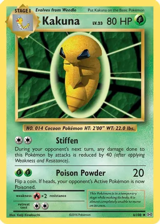 Kakuna 6/108 XY Evolutions